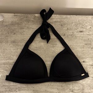 New PINK Victoria's Secret Black Bikini Top